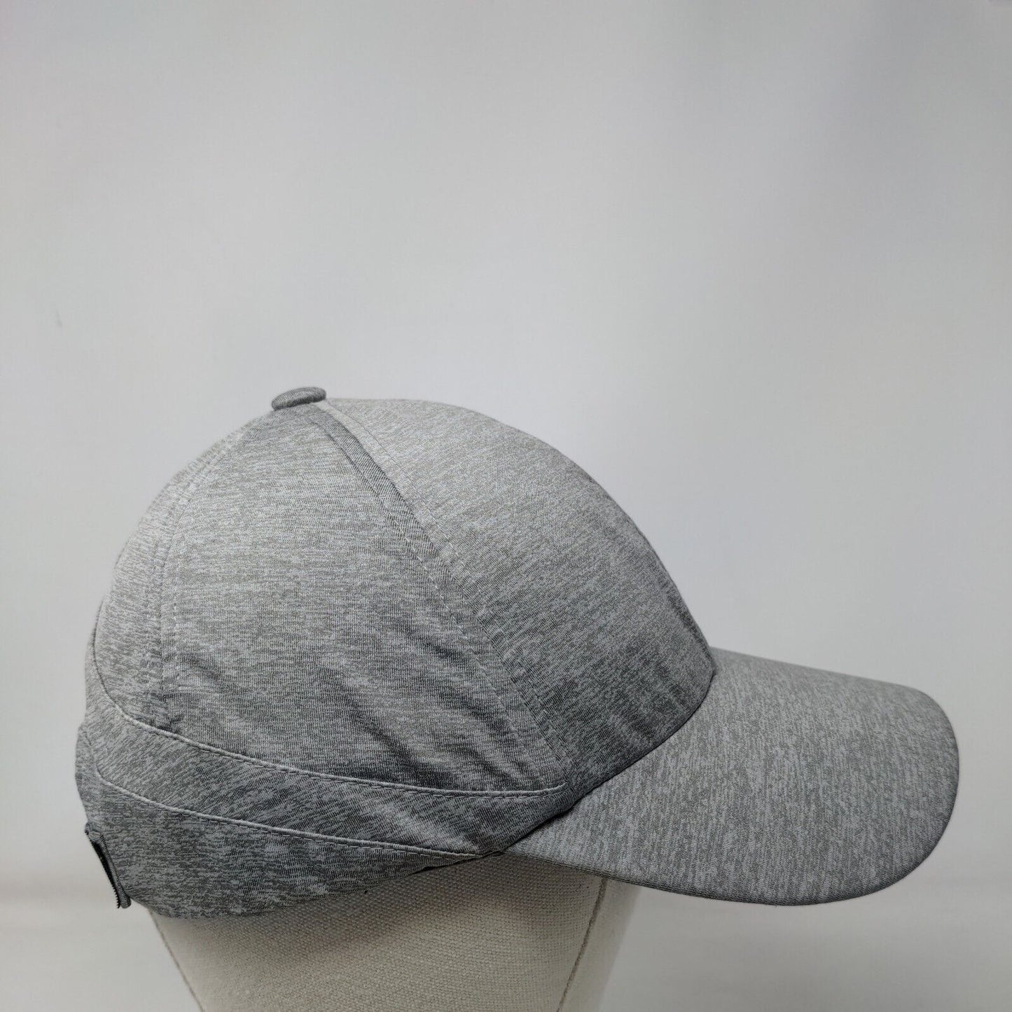 Adidas Spell Out Strapback Hat Heather Gray One Size Adjustable Outdoor