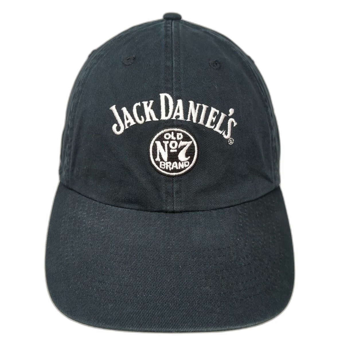 Jack Daniel's Baseball Cap Blue One Size Slideback Hat Embroidered Logo Curved