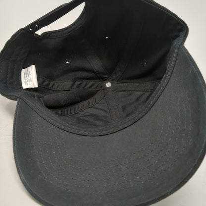 Wayne's World Black Snapback Hat One Size Globe Embroidered Movie TV Promo