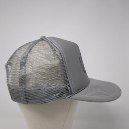 Trail Sisters Team Snapback Mesh Back Rope Trucker Hat Gray One Size Otto