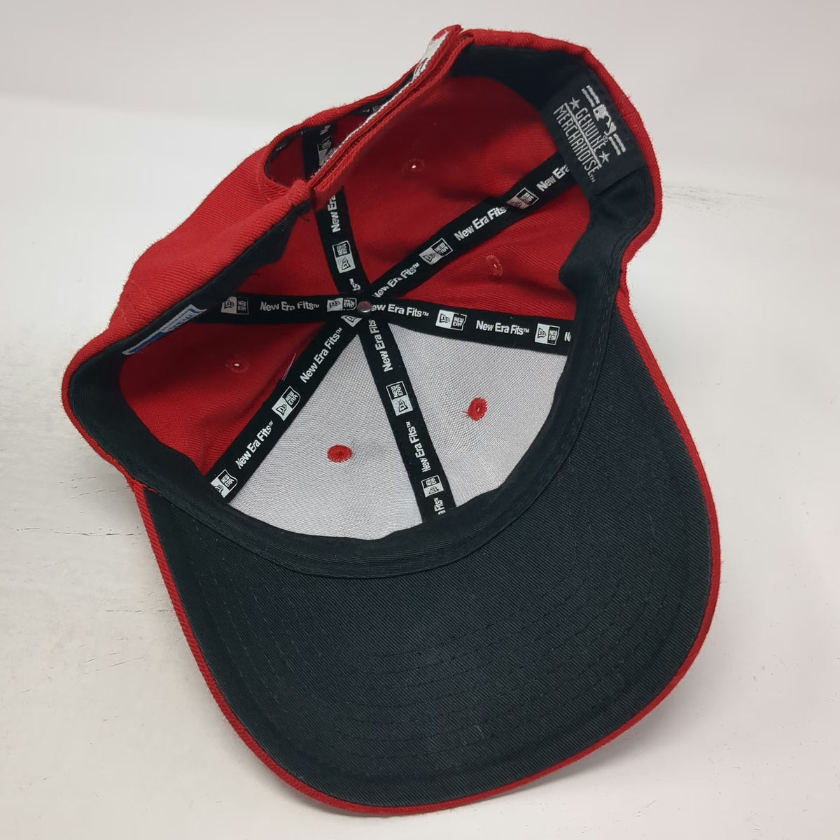 Los Angeles Angels MLB New Era Red One Size Baseball Cap Strapback Halo Logo Hat