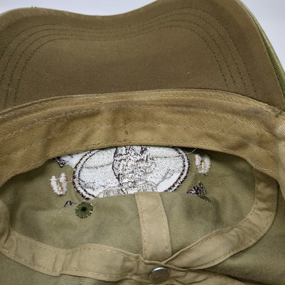 Ouray Sportswear Moose's Saloon Montana Baseball Cap Hat One Size Beige Green