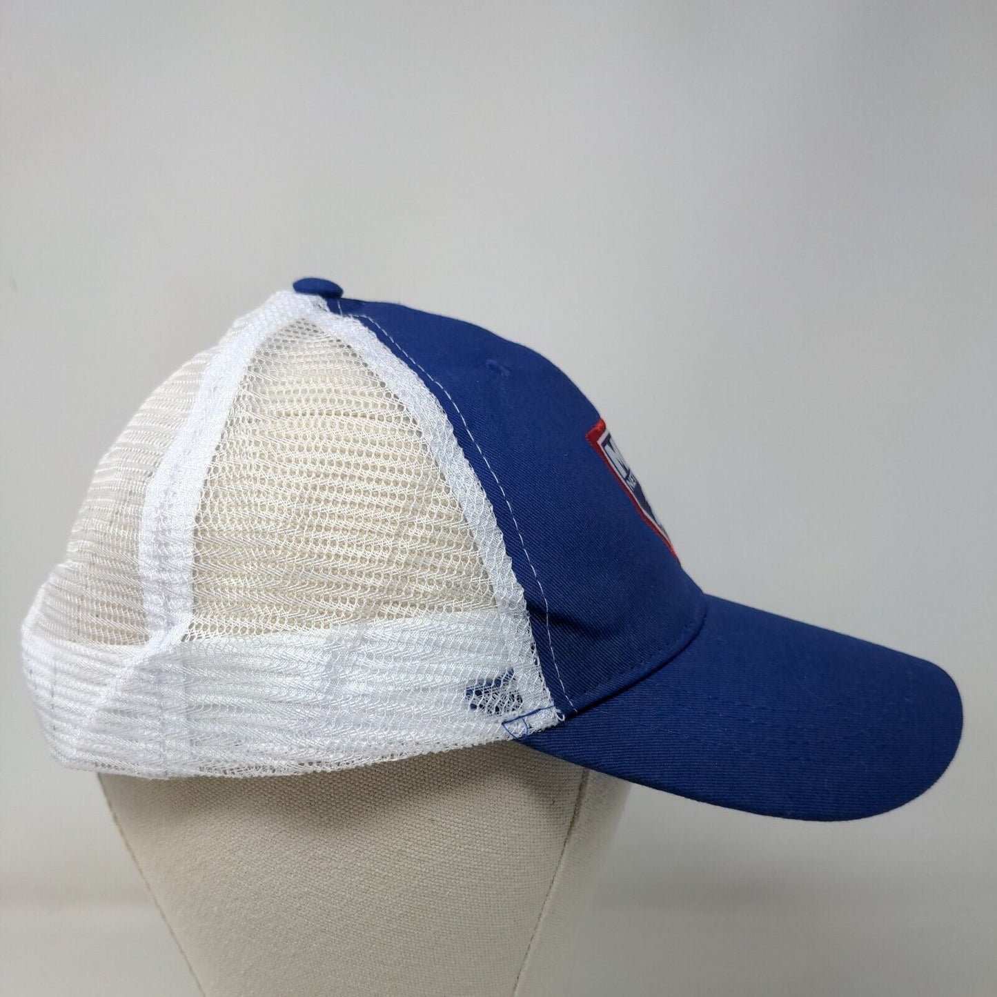 MLB Network Men's Snapback Mesh Back Hat Blue New York Mets Embroidered