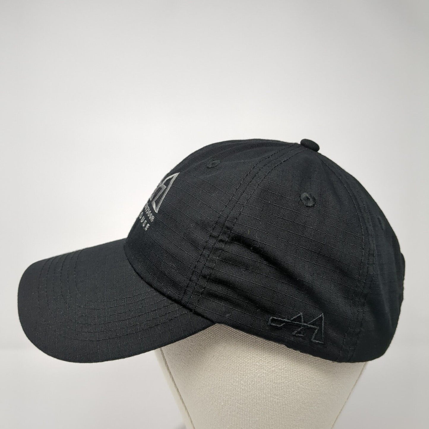 The Idaho Outdoor Fieldhouse Strapback Hat Black One Size Embroidered