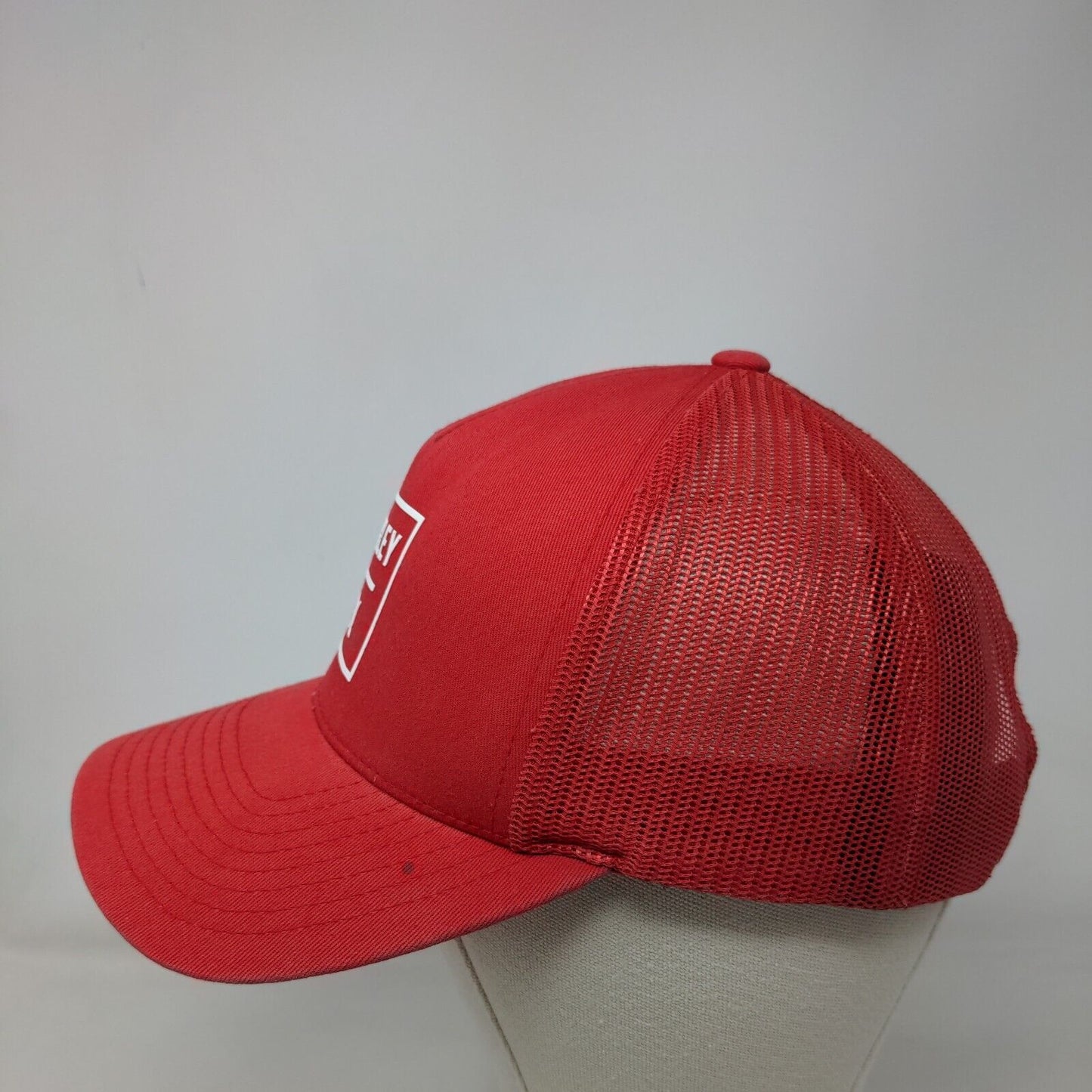 Hurley Snapback Mesh Back Trucker Hat Red One Size The Classics Yupoong