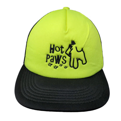 Hot Paws Snapback Trucker Hat Multicolor One Size Adjustable Mesh Back District