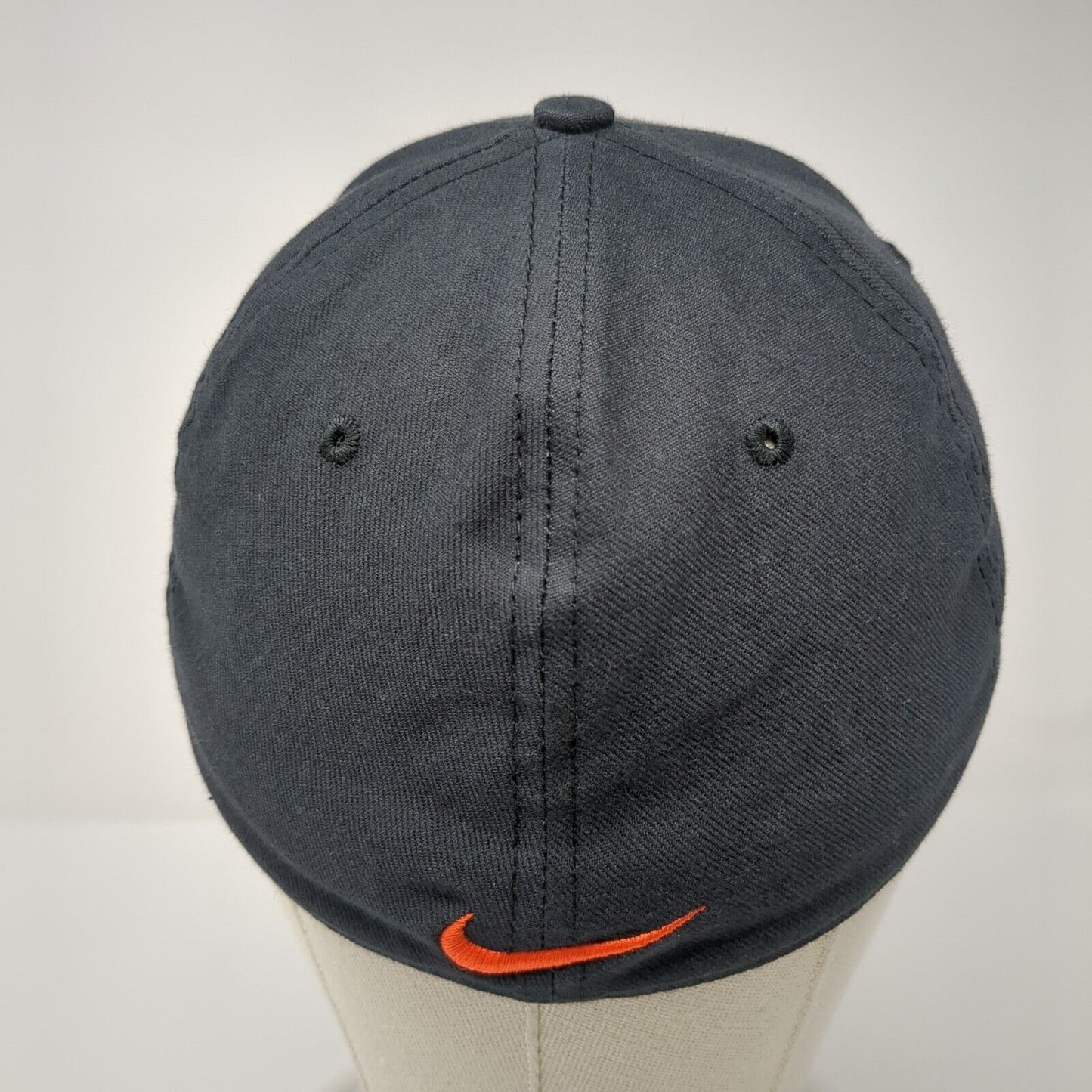 Nike Team Oregon State Fitted Hat Black One Size Embroidered Logo