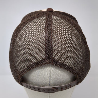 Salsa Snapback Trucker Hat Brown One Size Adjustable Mesh Back Rope Otto