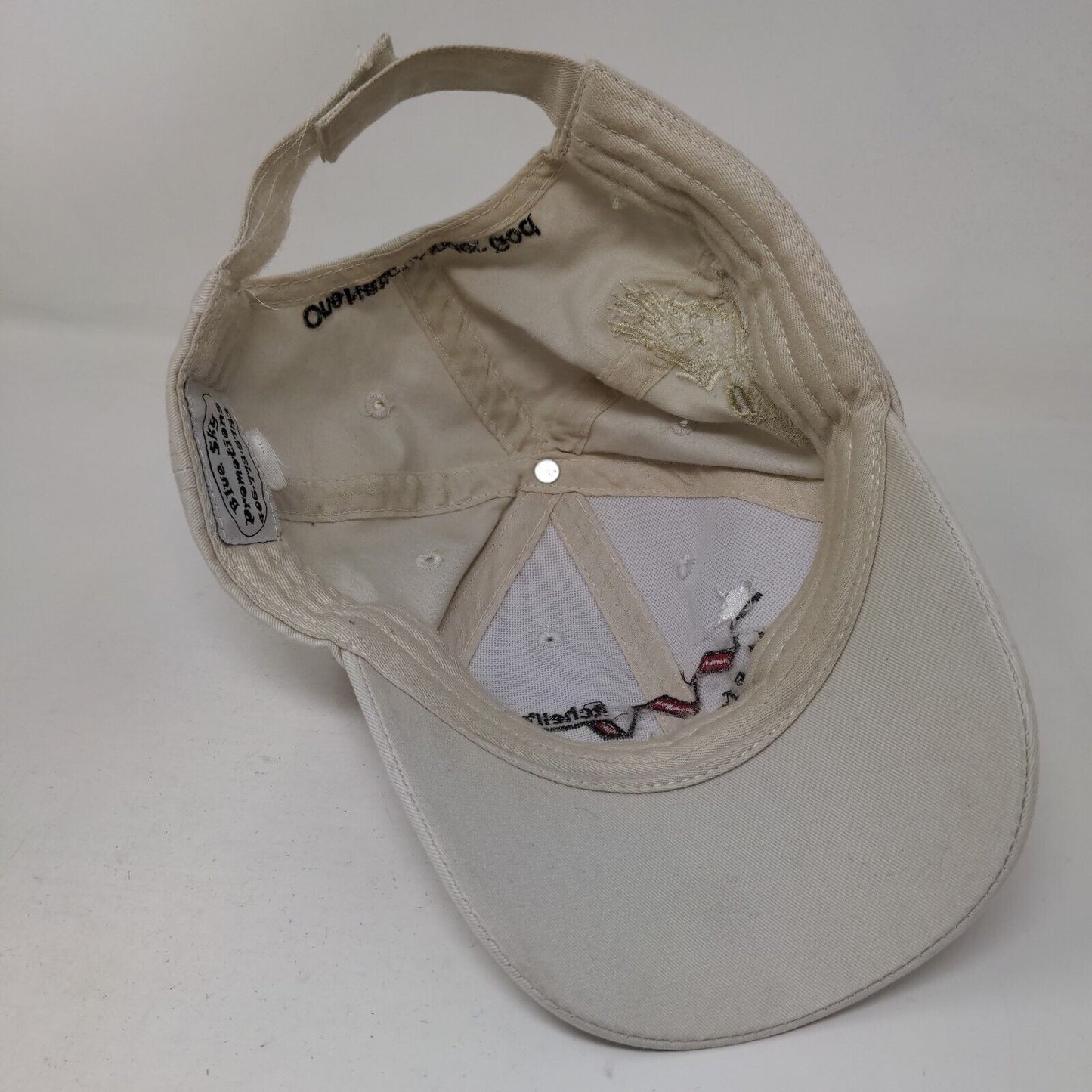 Mitchell's Oil Field Service Strapback Hat Tan One Size One Nation Under God