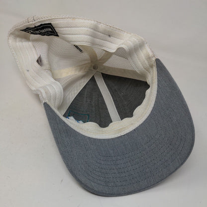 Richardson Men's Fitted Mesh Back Hat Gray Size L/XL Embroidered Mountain Life