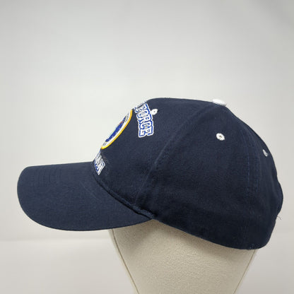 US Air Force Veteran Strapback Hat Blue OSFM Solid Duty Honor Country