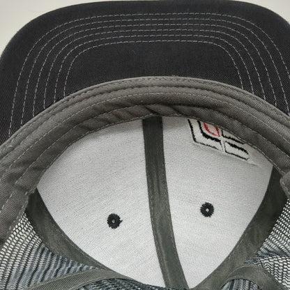 Buck's Bags Farm Bureau Ins Trucker Hat Black One Size Mesh Snapback Brim Logo
