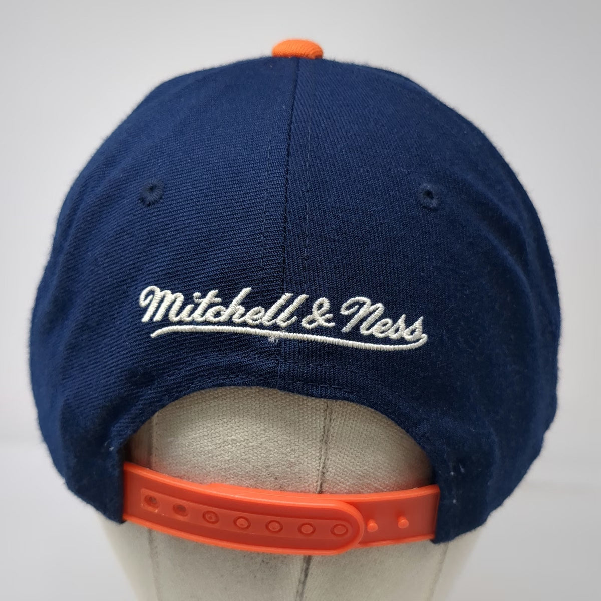Mitchell & Ness Chicago Bears NFL Snapback Hat Blue Orange One Size Green Brim
