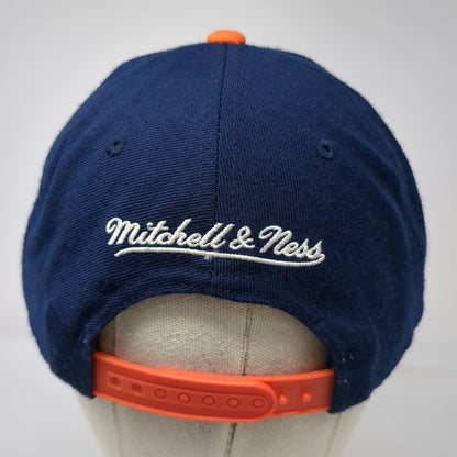 Mitchell & Ness Chicago Bears NFL Snapback Hat Blue Orange One Size Green Brim