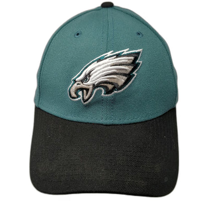 Philadelphia Eagles NFL New Era Baseball Cap Green Black L Hat 39THIRTY Stretch