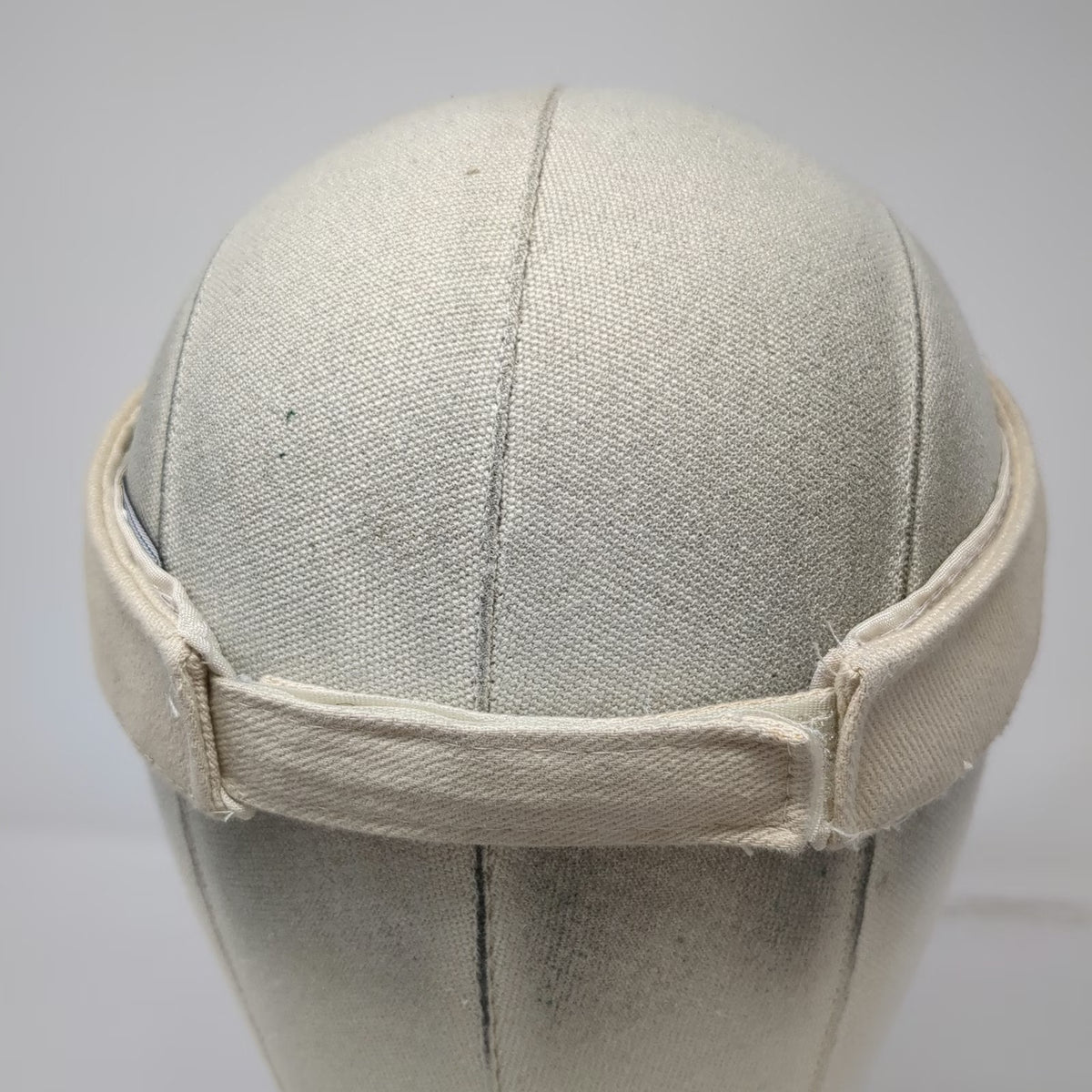 Coastal Headwear Visor Beige One Size Strapback Capt Dave's Whale Beach Hat