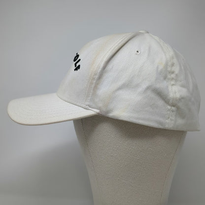 Nike Baseball Cap White XL Shield Logo Embroidered Flexfit Swoosh Golf Hat