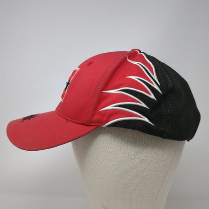 Capsmith Nebraska Huskers Baseball Cap Red One Size Strapback Hat Claw Script