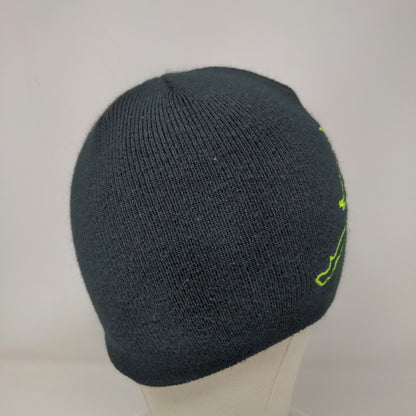 Jordan Jumpman Knit Beanie Hat Black Youth Solid Embroidered