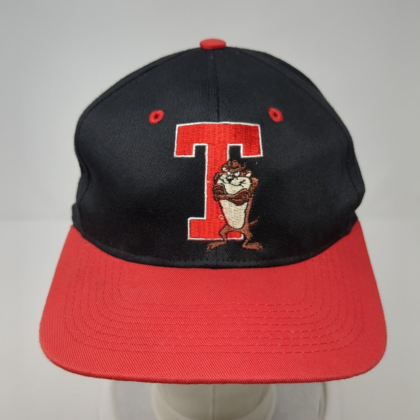 Tasmanian Devil Snapback Hat Multicolor OS Adjustable Embroidered Looney Tunes