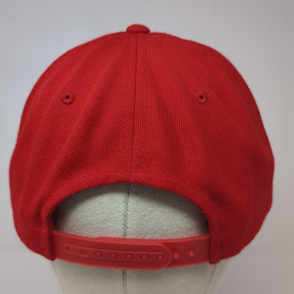 Man Seek And Destroy Snapback Hat Red One Size The Classics Yupoong