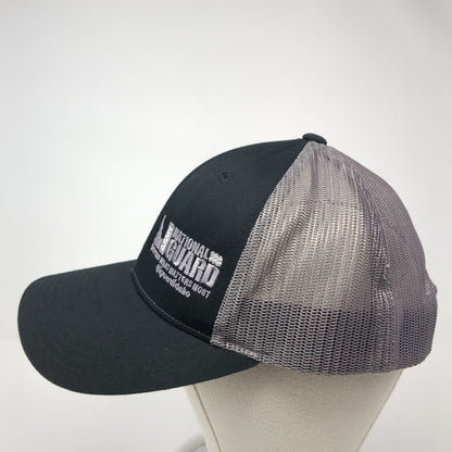 Idaho Army National Guard Snapback Trucker Hat Black M/L Richardson