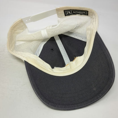 Richardson Trucker Hat Gray L Signature Consultants Mesh Snapback Curved Brim