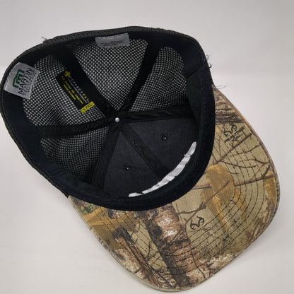 Sierra Fitted Trucker Hat Camouflage L/XL Perfect Fit Mesh Back Martin Marketing
