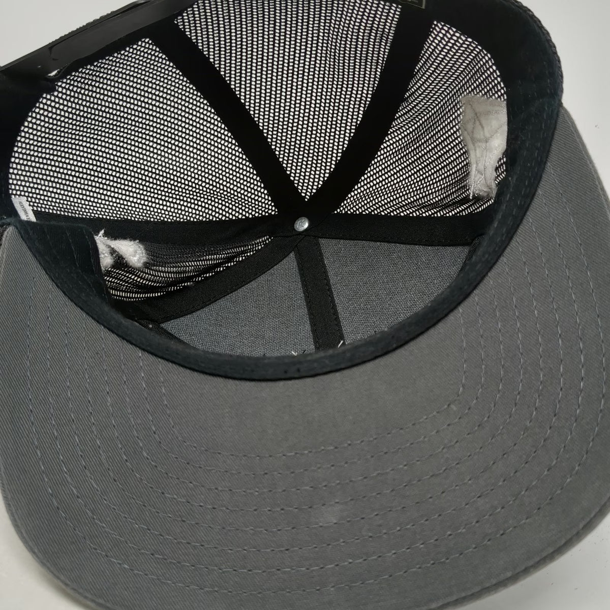 Richardson Trucker Hat Gray Black One Size ABC Supply Co 211 Bradenton Florida