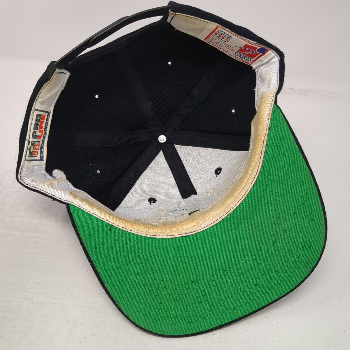Detroit Lions NFL Sports Specialties Snapback Blue Green Underbrim Hat Vintage