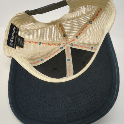 Stoeger STR-9 Trucker Hat Black One Size Mesh Back Snapback Every Day Tough