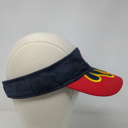 Chase Authentics Men's Strapback Sun Visor Cap Hat Multicolor Flames #24