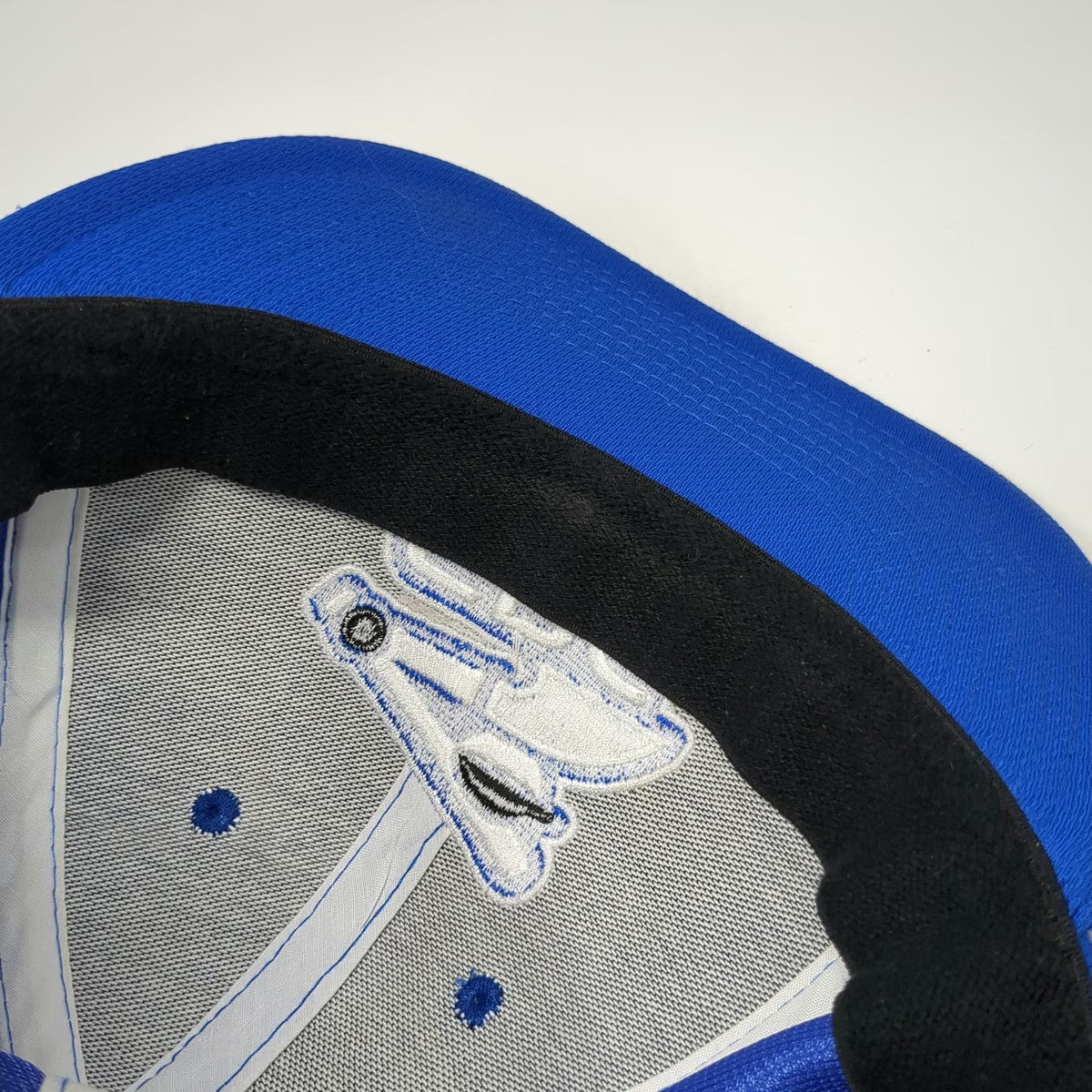 Novus Baseball Cap Blue XL SPF Logo American Flag Stretch Fit Hat Performance