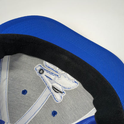 Novus Baseball Cap Blue XL SPF Logo American Flag Stretch Fit Hat Performance