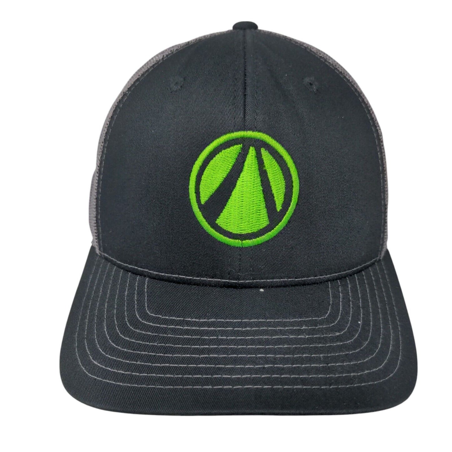Advisors Excel Snapback Trucker Hat Black OS Adjustable Mesh Back Richardson