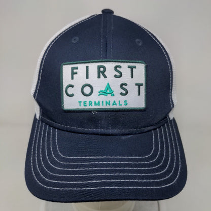 First Coast Terminals Snapback Mesh Back Trucker Hat Blue OSFM Otto
