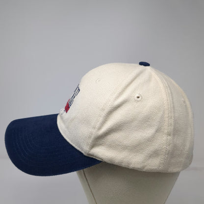 Port Authority Baseball Cap Beige Blue One Size Spike Club 2000 Graphic Hat