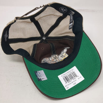 MiLB West Michigan Whitecaps '47 Trucker Hat Brown One Size Snapback Mesh Cap