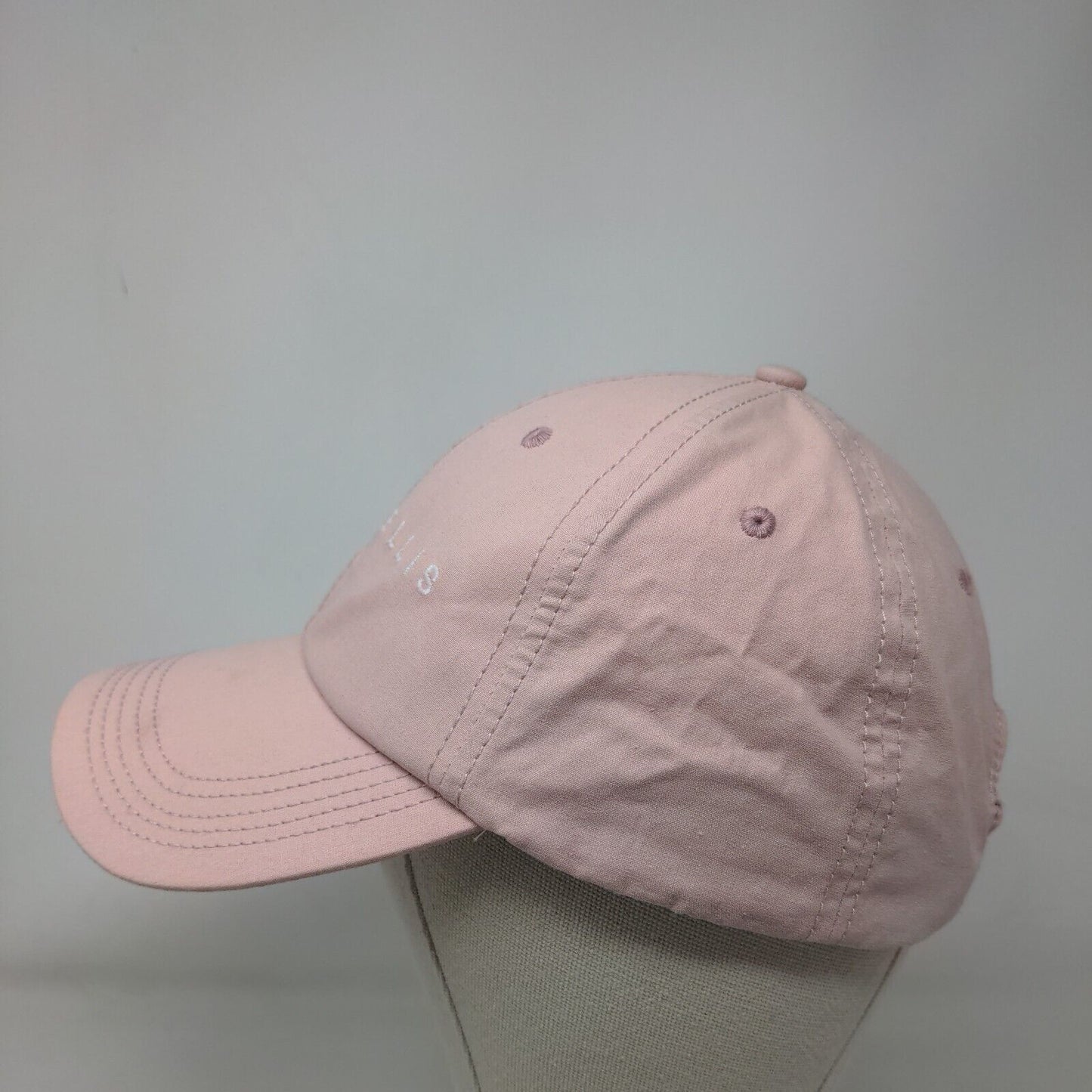 Perry Ellis Slideback Hat Pink OSFA Embroidered Adjustable 6 Panel