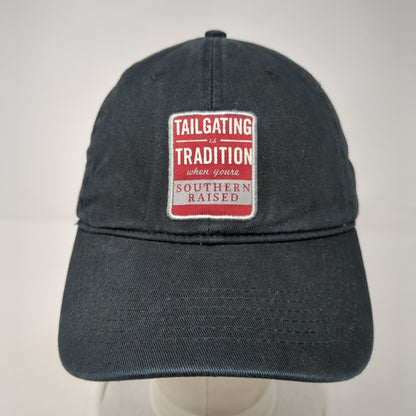 Tailgating is Tradition When Youre Southern Raised Slideback Hat Black OS SR