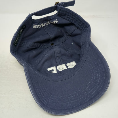 Legacy Baseball Cap Blue One Size BPF Beach Plum Farm Slideback Cotton Hat