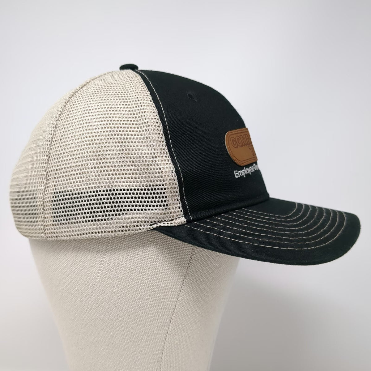 Black Trucker Hat One Size Snapback Commercial Tire Cooper Tires Mesh Back Patch