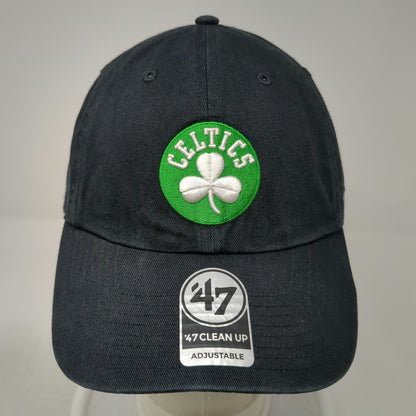 Boston Celtics NBA '47 Hat Black One Size Shamrock Logo Slideback Curved Brim