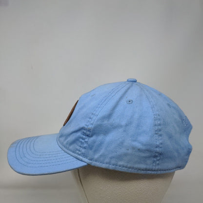 Calcutta Slideback Hat Blue OSFM Adjustable Patch Logo Vented Holes 6 Panel