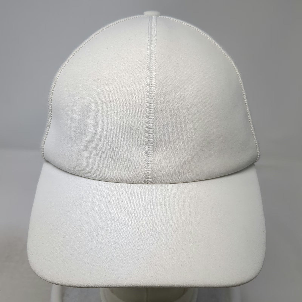 Lululemon Baseball Cap White One Size Performance Reflective Adjustable Hat