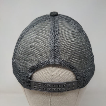 Mazter Ace Of Spades Patch Snapback Mesh Back Trucker Hat Gray One Size