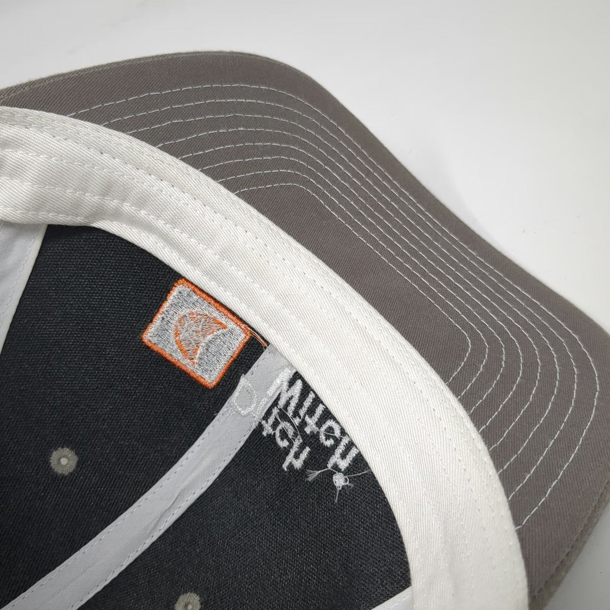 Lindo Trucker Hat Gray White One Size Mesh Snapback Ditch Witch Logo Hat