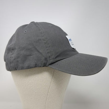 Quake City Caps Intuit Logo Patch Gray Baseball Cap OSFM Slideback Hat Cotton
