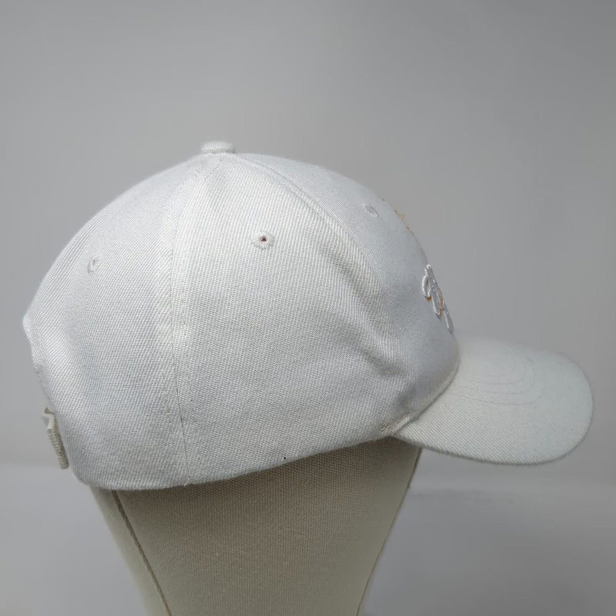 Budweiser Racing Baseball Cap White One Size Strapback Kenny Bernstein Crown Hat