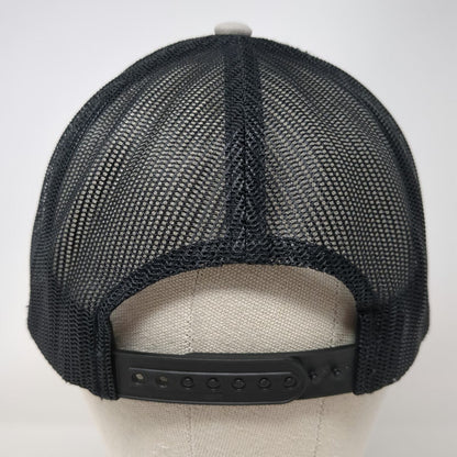 80Eighty Trucker Hat Beige Black One Size Snapback Mesh Innovating Dreams Patch